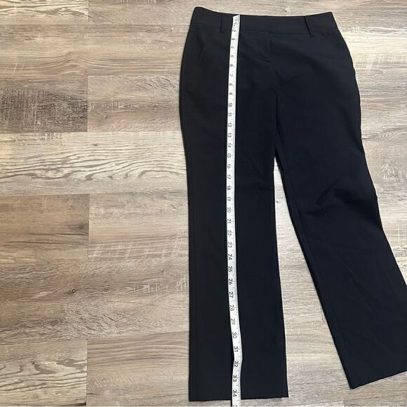 TORY BURCH Crop Pant Black Size 0 Stretch Office Business Casual Career - Picture 10 of 11